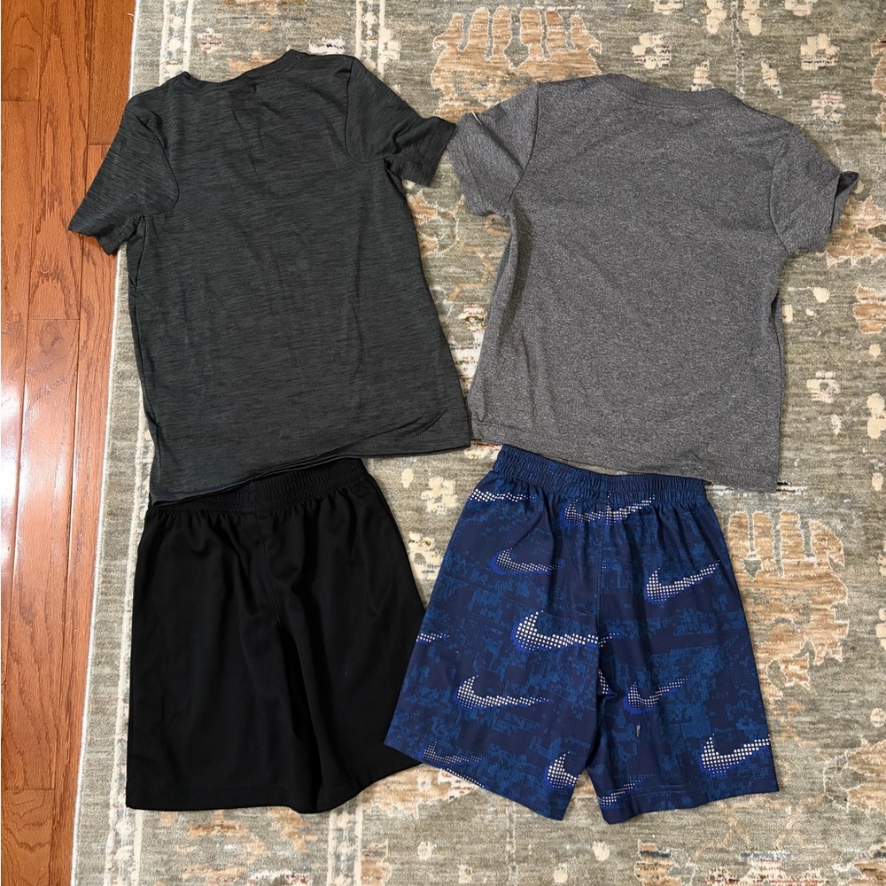 Kids Nike & Jordan Athletic Set - Grey, Black, Blue - Picture 2 of 2
